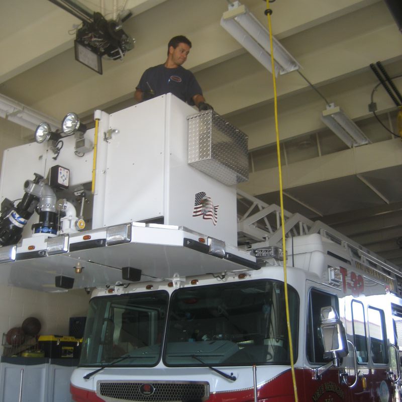 DTE Overhead Doors Project photo 2 - Firehouse doors mantenance