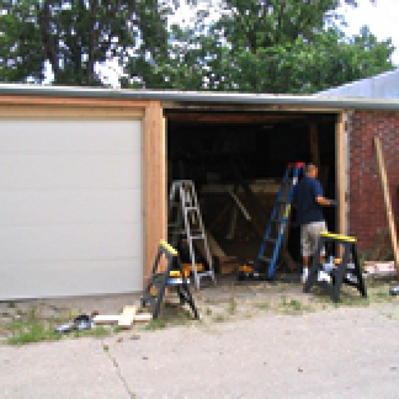 DTE Overhead Doors Project photo 1 - Multi-stall retro remodel